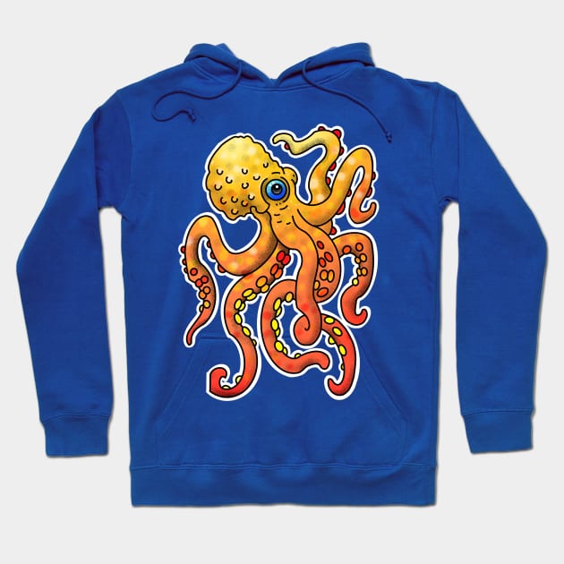 Octopus tattoo design Hoodie by weilertsen